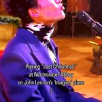 Jacob Collier Instagram - “Last Christmas” at Westminster Abbey on John Lennon’s ‘Imagine’ piano, for the Royal Carol Concert! If you play Whammageddon, I sincerely apologise for today’s antics.