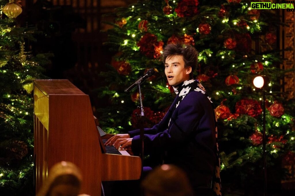 Jacob Collier Instagram - Of the many surreal experiences I’ve had this year, this was one of the more spectacular! I had the great honour of performing “Last Christmas” on John Lennon’s legendary upright Steinway (on which he wrote and recorded Imagine), by invitation of the George Michael estate and the Princess of Wales, at the iconic Westminster Abbey for the Royal Carol Concert! It airs on @itv tonight at 7:45pm UK time! Yours for the in-tuning 😊
