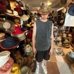 Jacob Sartorius Instagram - a long and hard hunt on the search for a new hat Monpazier, France