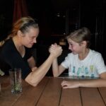 Jacob Tremblay Instagram - Arm wrestling my old co-worker aka my bestie aka Captain Marvel...she won of course...I did give her all my strong ya know... 😉 💪#reunited @BrieLarson #sheismysuperhero