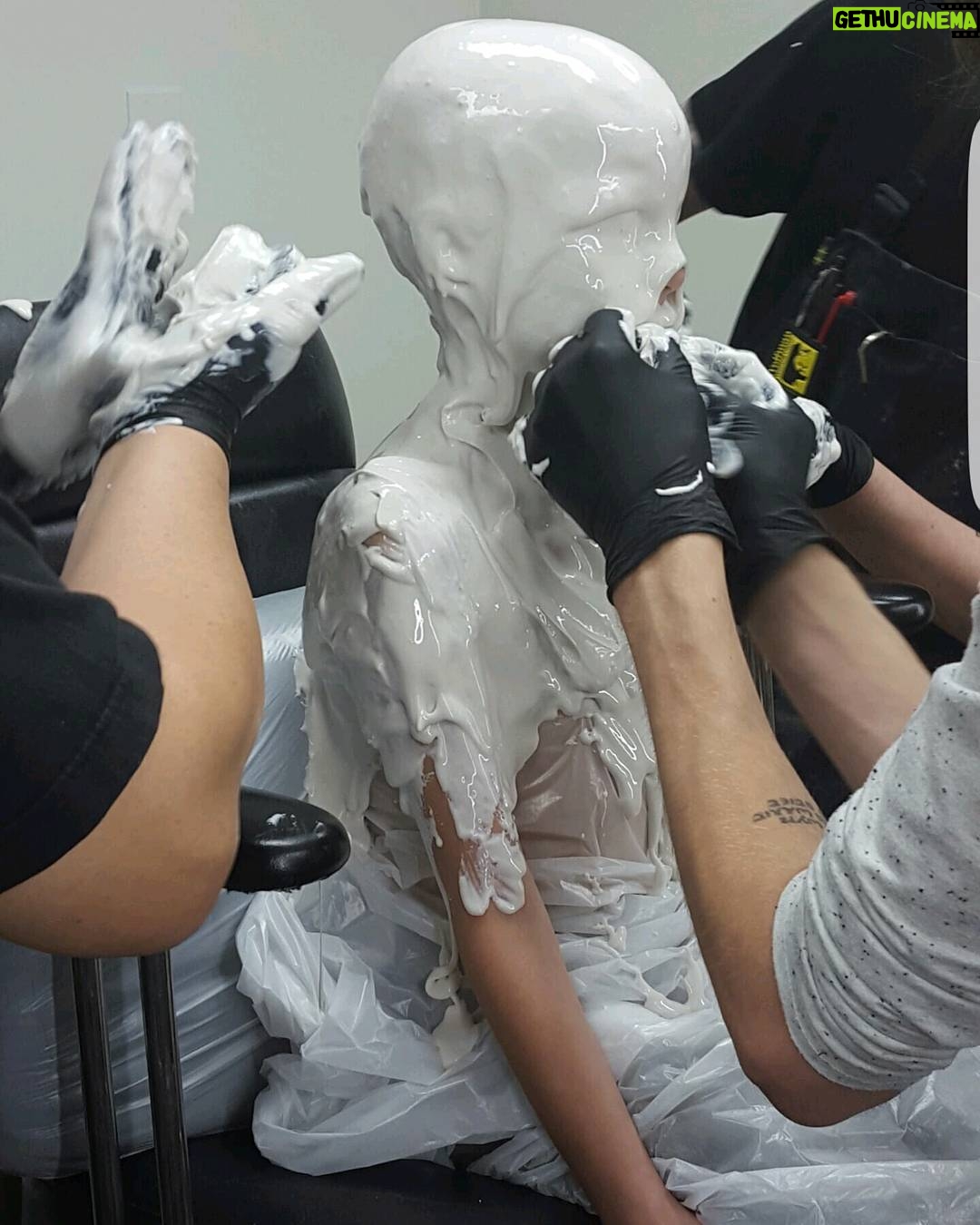 Jacob Tremblay Instagram - How to make a face mold - by Arjen Tuiten #claustrophobic #throwback @wonderthemovie