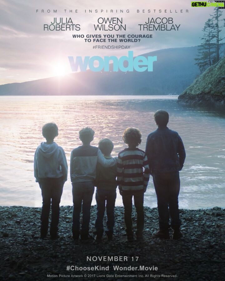 Jacob Tremblay Instagram - #ChooseKind #WonderTheMovie