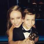 Jacob Tremblay Instagram – Congrats to the coolest girl in the world!!!! @brielarson #goldenglobes
