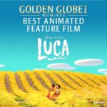 Jacob Tremblay Instagram - What a great way to start the day! Congratulations to @enricocasa & everyone that worked on #PixarLuca for their #CriticsChoice & #GoldenGlobe nominations for #BestAnimatedFeatureFilm 🥳