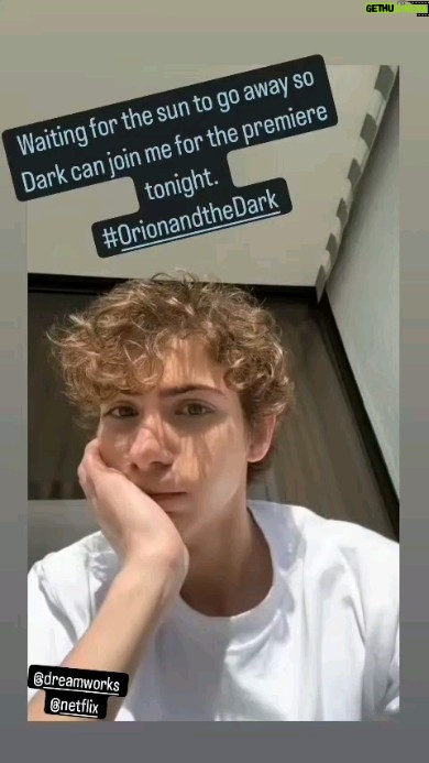 Jacob Tremblay Instagram - #OrionandtheDark