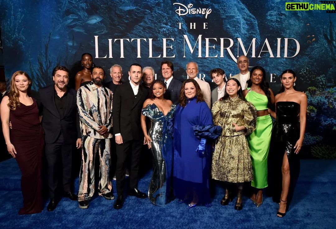 Jacob Tremblay Instagram - A beautiful night with beautiful people. 💙🩵 #TheLittleMermaid Under The Sea