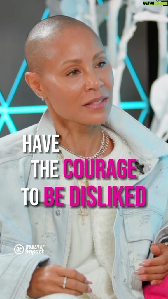 Jada Pinkett Smith Instagram - Have The Courage To Be Disliked … I believe that’s a title of a book😄 Join me and @lisabilyeu, host of @womenofimpact, as we discuss… Life✨  STREAMING NOW on Women of Impact’s YouTube channel❣”