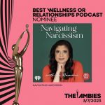 Jada Pinkett Smith Instagram – So proud of Navigating Narcissism with @doctorramani for their @theambies nomination. Check out season 1 on @iheartpodcast or wherever you get your podcasts. #TheAmbies #podcasts