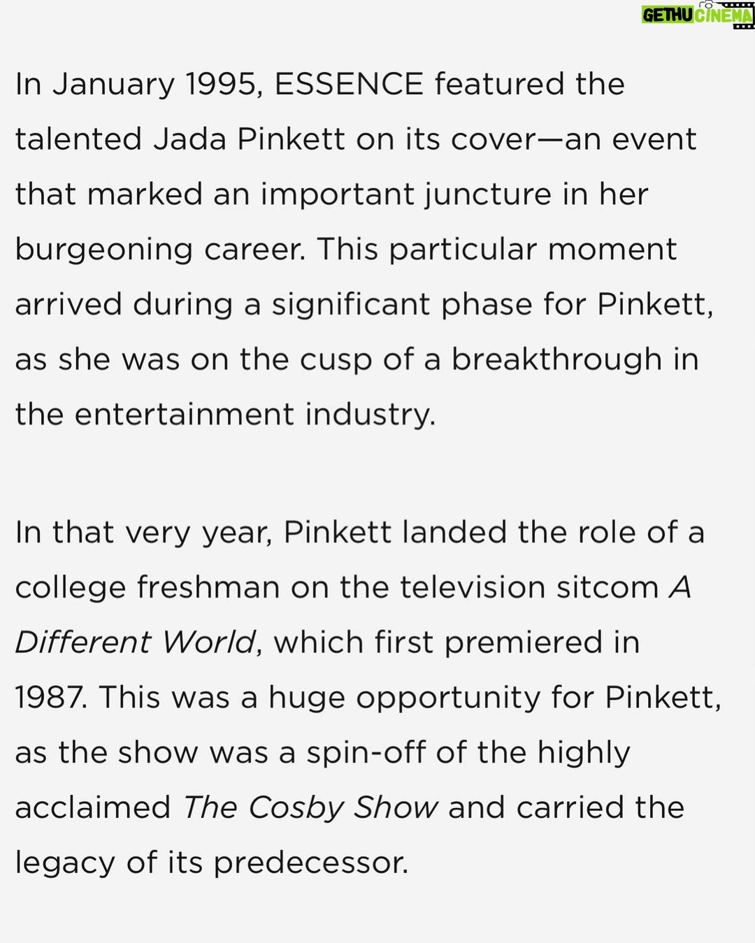 Jada Pinkett Smith Instagram - ✨Memories✨