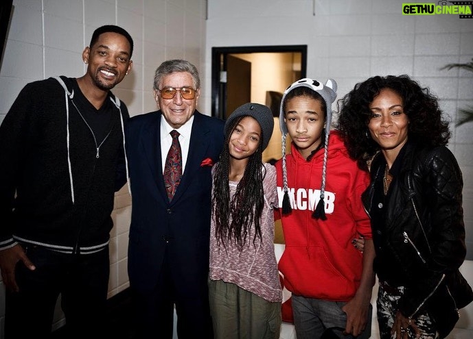 Jada Pinkett Smith Instagram - May the sweet and kind legend Tony Bennett rest in peace. Sending condolences to his family and close friends✨