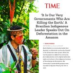 Jada Pinkett Smith Instagram - The future of the Amazon rainforest is in danger and Brazilian lawmakers are making decisions THIS WEEK that could erase the rights of the Indigenous people who protect 80% of our planet’s biodiversity. Yesterday, I met with the wonderful @benki.piyako and @chrisnunezlibertycity to hear how we can help activist @txaisurui stop #PL2903 #MarcoTemporal. Sign and share the petition: together.earth. Our planet needs you to act 🌿🙏🏽 #SaveTheAmazon @rodrigopacheco