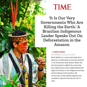 Jada Pinkett Smith Instagram - The future of the Amazon rainforest is in danger and Brazilian lawmakers are making decisions THIS WEEK that could erase the rights of the Indigenous people who protect 80% of our planet’s biodiversity. Yesterday, I met with the wonderful @benki.piyako and @chrisnunezlibertycity to hear how we can help activist @txaisurui stop #PL2903 #MarcoTemporal. Sign and share the petition: together.earth. Our planet needs you to act 🌿🙏🏽 #SaveTheAmazon @rodrigopacheco