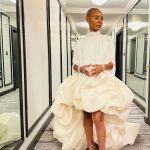 Jada Pinkett Smith Instagram - 🤍Emancipation🤍 Dress - @stephanerolland_paris Ear bar - @_katkim