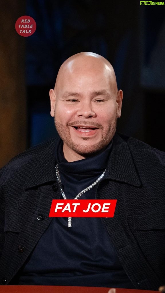 Jada Pinkett Smith Instagram - Fat Joe (@fatjoe) is at the Red Table NOW dropping gems through his storytelling, expressing thoughts around losing so many rap artist to violence and the conversation he had with Kanye West right before coming to the table. Come laugh, cry and take in some OG wisdom✨ LINK IN BIO! STREAMING NOW!