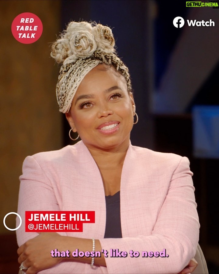 Jada Pinkett Smith Instagram - Trauma vs. Personality type. “Trauma shapes us but doesn’t make us.” Dr.Anita Phillips (@dranitaphillips) breaks down that there are personality types that deal with trauma in different ways. Dr.Anita had a very, very interesting insight on @jemelehill and I 🫣😆 Jemele Hill’s memoir UPHILL is avail now❣️