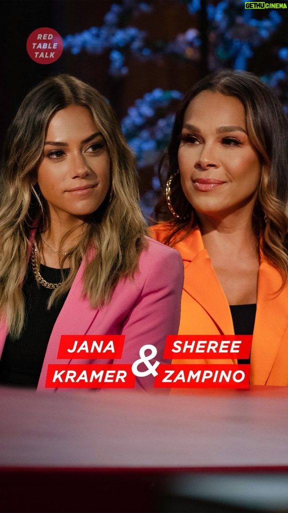 Jada Pinkett Smith Instagram - Today at the table @shereezampino Trey’s mother and Will’s former wife joins as a guest co-host as we welcome the gorgeous and talented Jana Kramer @kramergirl to talk about Toxic Forgiveness. Jana speaks on the difficulty of healing through a very painful divorce as Sheree and I share how we started our forgiveness process in the beginning efforts to blend our family. Join us for some sisterhood and real talk ♥️ Link in bio