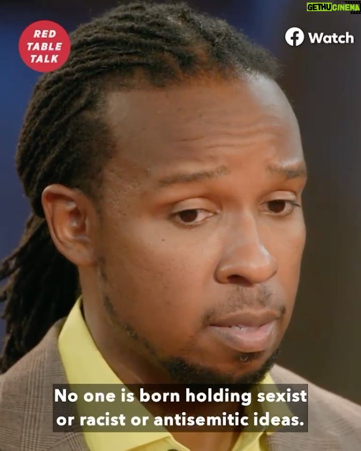 Jada Pinkett Smith Instagram - The brilliant Dr. Ibram X Kendi breaks down how no one is born hateful. Join us for a powerful discussion around The Psychology of Hate. STREAMING NOW. LINK IN BIO❣️