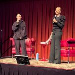Jada Pinkett Smith Instagram - When your sista’ @mclyte comes to Detroit to join you for a lil red side table conversation about Worthy and your brother @duane_martin makes a surprise visit✨ Detroit, Michigan