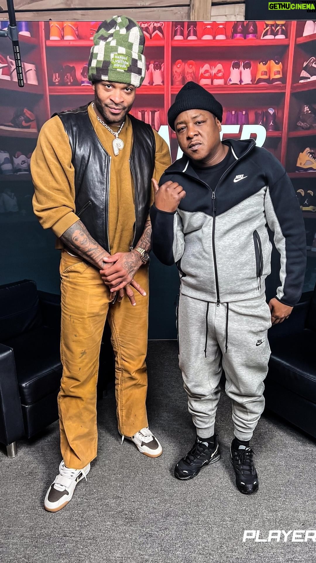 Jadakiss Instagram - Itβs all about good vibes and fire kicks when ya boys PJ and Jadakiss get together. Step into the Sneaker Lounge with us π₯π Episode 1 is out NOW on PlayersTV and PlayersTV YouTube | link in bio #nba #hiphop #jadakiss #pjtucker #sneakers