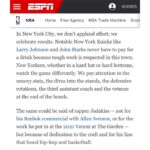 Jadakiss Instagram - It was an honor to be asked by @espn to contribute to their Hip-Hop at 50 tribute, saluting one of the great lines by one of the greats, our friend @jadakiss! Check out our full article all about “I’ma make bucks like Milwaukee, cause like Sam, I Cassell” right now on ESPN.com!!