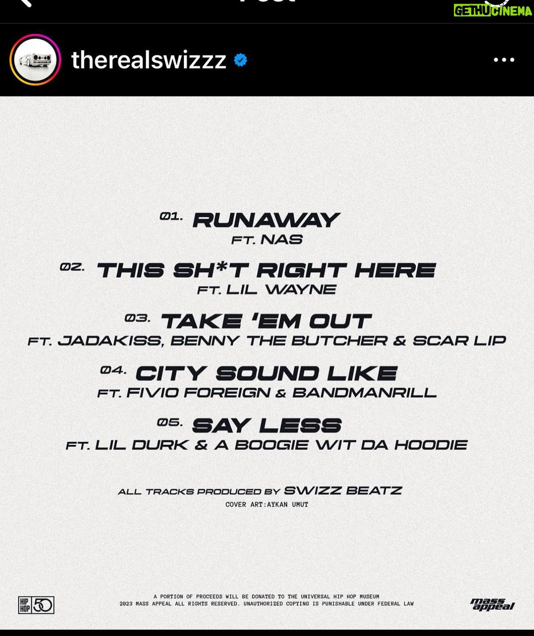 Jadakiss Instagram - Get ready @therealswizzz is at it again wit another Zone!!!!!!!!!🔥🔥🔥🔥🔥🔥🔥