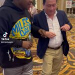 Jadakiss Instagram – Ran into Jackie Chan Sr in the casino  out Ac and did the challenge with him lol😂