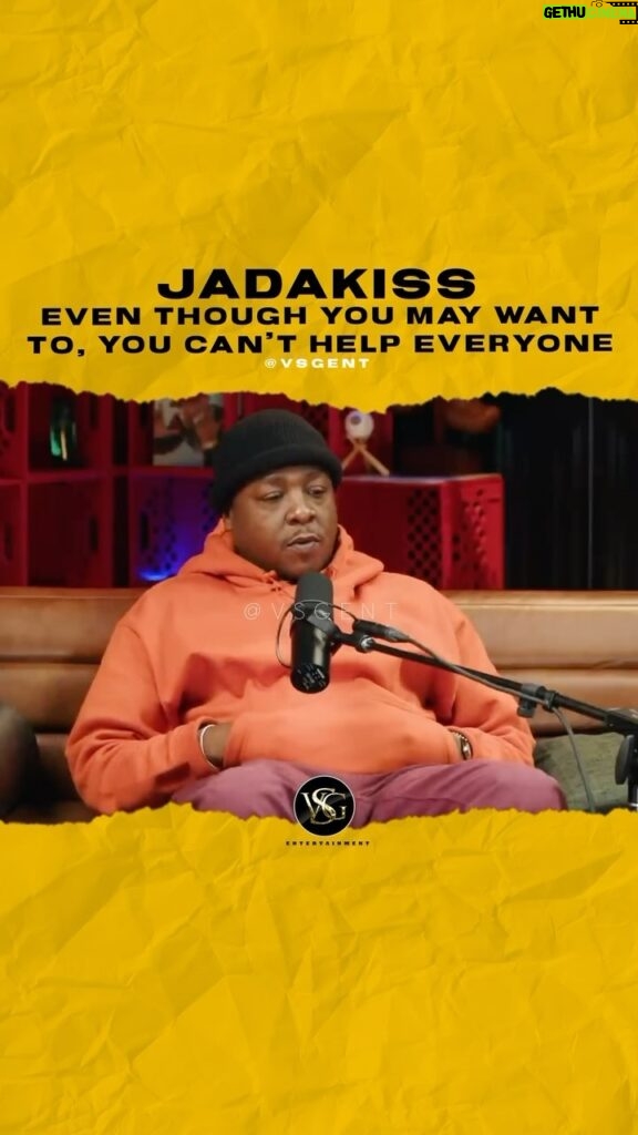 Jadakiss Instagram - @jadakiss Even though you may want to, you can’t help everyone. #jadakiss 🎥 @7pminbrooklyn
