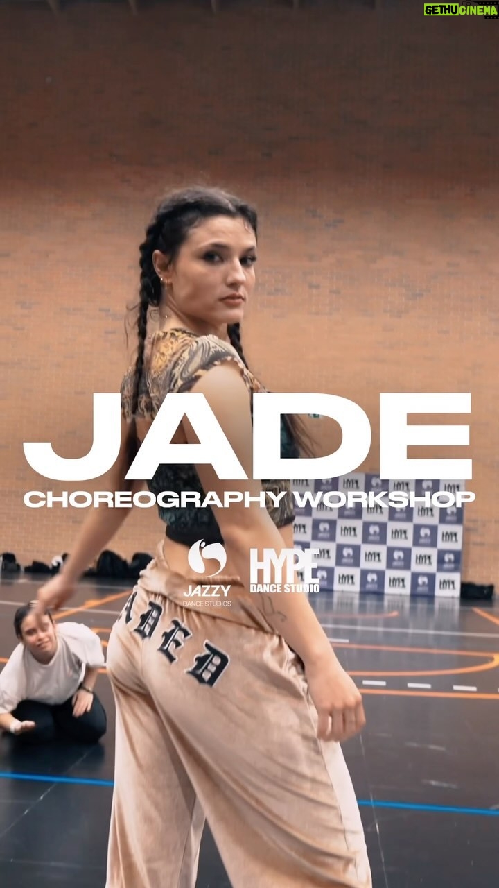 Jade Chynoweth Instagram - Portugal!!! Still to this day, your energy is unmatched! Thank you for all the love and to everyone who came to class to learn from Kaycee and I…I’m so honored every single time:) Like I always say, I’m a still/forever will be a student in life and my craft, so it’s surreal to have people wanting to learn from me, so thank you again💕🫶🏼 Thank you @hypedncstudio and @jazzydancestudios for having me for the second time🙏🏼 Footage from my class to “So High” that good throwback @dojacat Shot by the talented @2dope_video Wearing THE BEST most COMFIEST dance shoe, that happens to be great for the environment by using recycled plastic for the material, and embellished with a real raw Jade Stone: Jade X @fuego.dance Link In Bio!