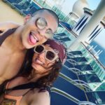 Jade Chynoweth Instagram - Last day with bae on vaca🌴🌊 Huge shoutout to @purevision_optical for both of our prescription glasses that turn into sunglasses in the sun!🙏🏼