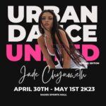 Jade Chynoweth Instagram - So excited to announce I’ll be traveling and teaching in Tunisia, North Africa at @urbandance.united and in Tokyo, Japan at @dance_creative_they !! Two countries I’ve never been able to visit before, checked off of my list! If you’re in either place and would like to come dance with me, head to each camp’s insta profiles to sign up!