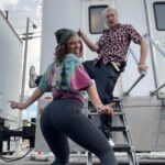 Jade Chynoweth Instagram - As promised….a little dance for wrap day on the set of “Scared To Death” featuring my faves from set! @br9ndonn @coccetti_