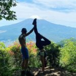 Jade Chynoweth Instagram - Fuji 🗻 Hiked about 6 miles just to get this magical view…sore but worth it🙏🏼 @jagerchynoweth2 hiking partner for life . Fuji Mountain, Japan