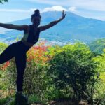 Jade Chynoweth Instagram - Fuji 🗻 Hiked about 6 miles just to get this magical view…sore but worth it🙏🏼 @jagerchynoweth2 hiking partner for life . Fuji Mountain, Japan