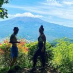 Jade Chynoweth Instagram - Fuji 🗻 Hiked about 6 miles just to get this magical view…sore but worth it🙏🏼 @jagerchynoweth2 hiking partner for life . Fuji Mountain, Japan
