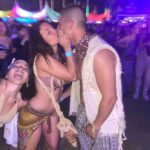 Jade Chynoweth Instagram - Chella 2023 was lit!✨ Watching my girl @samholmbbberg perform on the biggest Coachella stage with Becky G was my highlight! Couldn’t have picked a better squad to have endured the hottest camping experience of my life with🥰