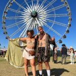 Jade Chynoweth Instagram - Pajama Day for Day 1 Of Chella’ 23 🧸 🎡 @carlitosway89 🥰 Fav of the day: Burna Boy #coachella #day1 #badbunny #badchella Coachella