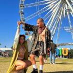 Jade Chynoweth Instagram - Pajama Day for Day 1 Of Chella’ 23 🧸 🎡 @carlitosway89 🥰 Fav of the day: Burna Boy #coachella #day1 #badbunny #badchella Coachella