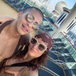 Jade Chynoweth Instagram - Last day with bae on vaca🌴🌊 Huge shoutout to @purevision_optical for both of our prescription glasses that turn into sunglasses in the sun!🙏🏼