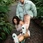 Jade Chynoweth Instagram - Link in bio to cop the Jade Stone 1s🌿🌱 Shipped worldwide Made from recycled plastic, bringing in elements of nature, and adorned with a real raw Jade stone! I designed these myself with my broski @jagerchynoweth2 @fuego.dance really brought our ideas to life!🥺🙏🏼 Link in bio!!!! Or head over to @fuego.dance ‘s website💚