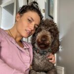 Jade Chynoweth Instagram - Happy Bday to my doggy soulmate, my guardian Angel, my Mochi-choki-latte, my baby🥺 There was no better April Fools Joke than getting my Moki…the big 3! I love you Mokiiiiii🤍🤍🤍🤍
