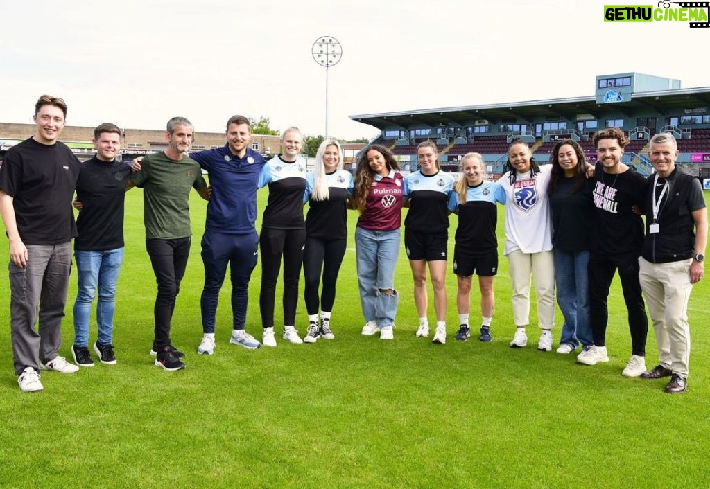 Jade Thirlwall Instagram - After our Pride event we visited my hometown team @southshieldsfc where Stonewall ran workshops for the Men’s, Women’s, Academy and office teams. As honorary president I’m already proud to be a fan and support SSFC but I’m even more proud that they took the time to educate themselves further on LGBTQ+ inclusion and allyship within football. Safe spaces and inclusivity for all sports teams, individuals, staff members and supporters - across all sports environments - should be non-negotiable. It meant a lot that everyone truly engaged and wanted to understand more about the incredible work of Stonewall and exactly why we support their Rainbow Laces campaign ⚽️🏳️‍🌈
