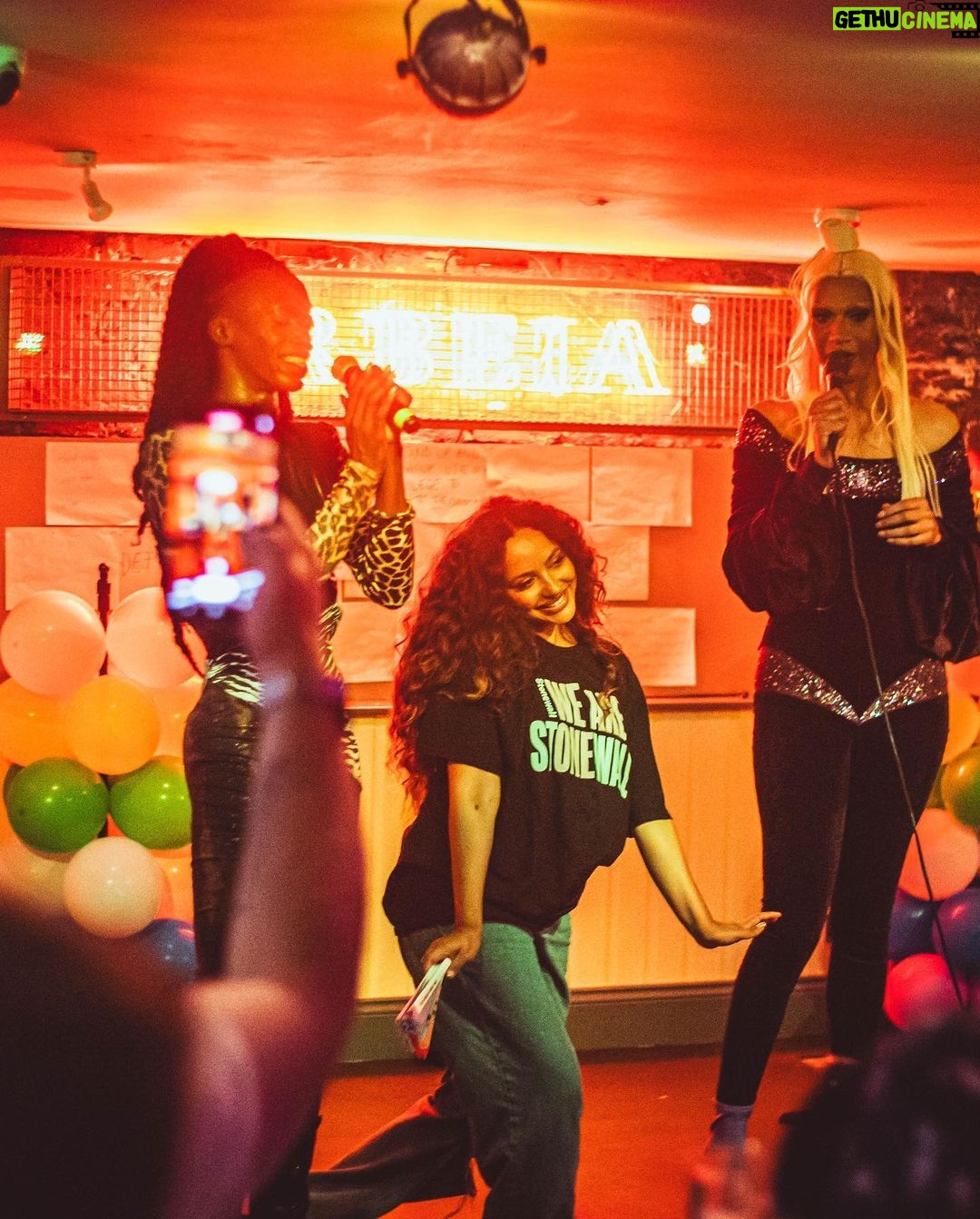 Jade Thirlwall Instagram - Last week we hosted our first ever @stonewalluk x @arbeiasouthshields Pride event in my hometown of South Shields and it was even better than I imagined 🥹 We had a community fair, a Stonewall empowerment workshop for young people followed by the most incredible entertainment 🤩 It's so important to create safe spaces in our hometowns, where everybody feels comfortable to be themselves without question - and to also provide education to those who may want or need to learn more about LGBTQ+ history and allyship. Stonewall, thank you SO much for working with me to bring this event to the town and for all that you do for the whole community. Thank you to the Arbeia team and local businesses that took part 💖 HUGE thanks to my friends and phenomenal performers @joemcelderryofficial @tiakofi @iamblackpeppa @mr_theo - you gave so many people the night of their lives and I’m so grateful you took the time to show up and show tf out! We raised money and awareness but most importantly I hope people left the event feeling inspired and liberated 🥹 Can’t wait for the next one ♥️🏳️🌈🏳️⚧️