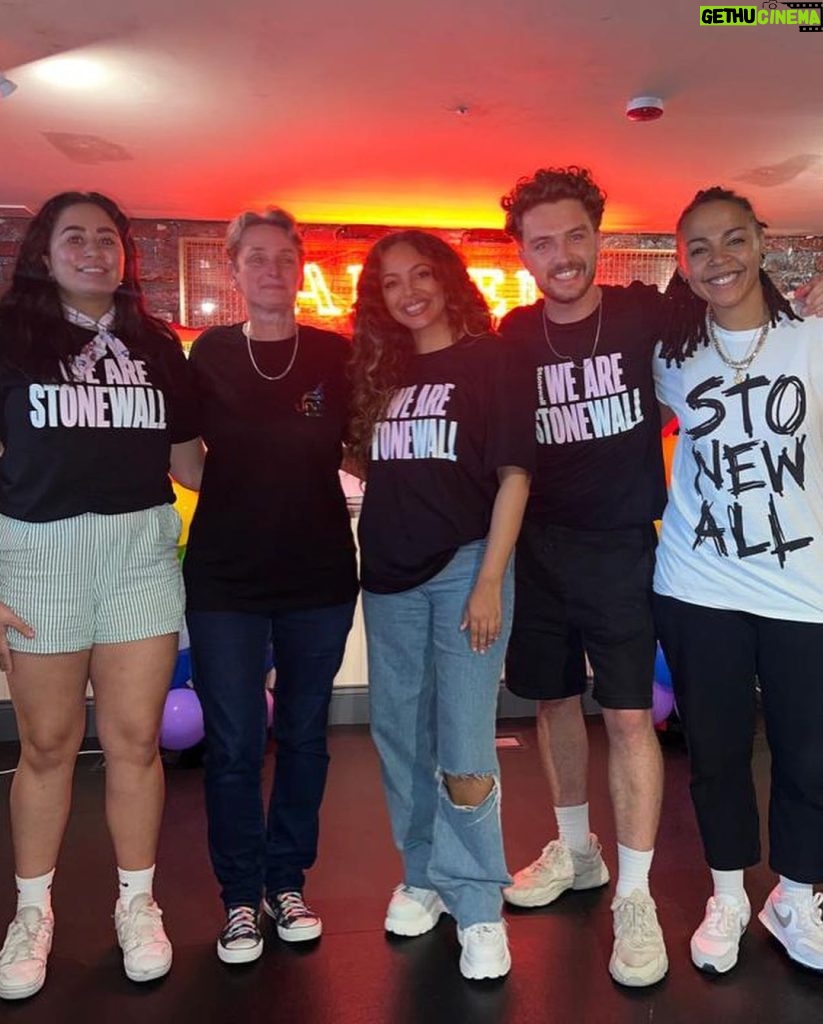 Jade Thirlwall Instagram - Last week we hosted our first ever @stonewalluk x @arbeiasouthshields Pride event in my hometown of South Shields and it was even better than I imagined 🥹 We had a community fair, a Stonewall empowerment workshop for young people followed by the most incredible entertainment 🤩 It's so important to create safe spaces in our hometowns, where everybody feels comfortable to be themselves without question - and to also provide education to those who may want or need to learn more about LGBTQ+ history and allyship. Stonewall, thank you SO much for working with me to bring this event to the town and for all that you do for the whole community. Thank you to the Arbeia team and local businesses that took part 💖 HUGE thanks to my friends and phenomenal performers @joemcelderryofficial @tiakofi @iamblackpeppa @mr_theo - you gave so many people the night of their lives and I’m so grateful you took the time to show up and show tf out! We raised money and awareness but most importantly I hope people left the event feeling inspired and liberated 🥹 Can’t wait for the next one ♥️🏳️‍🌈🏳️‍⚧️