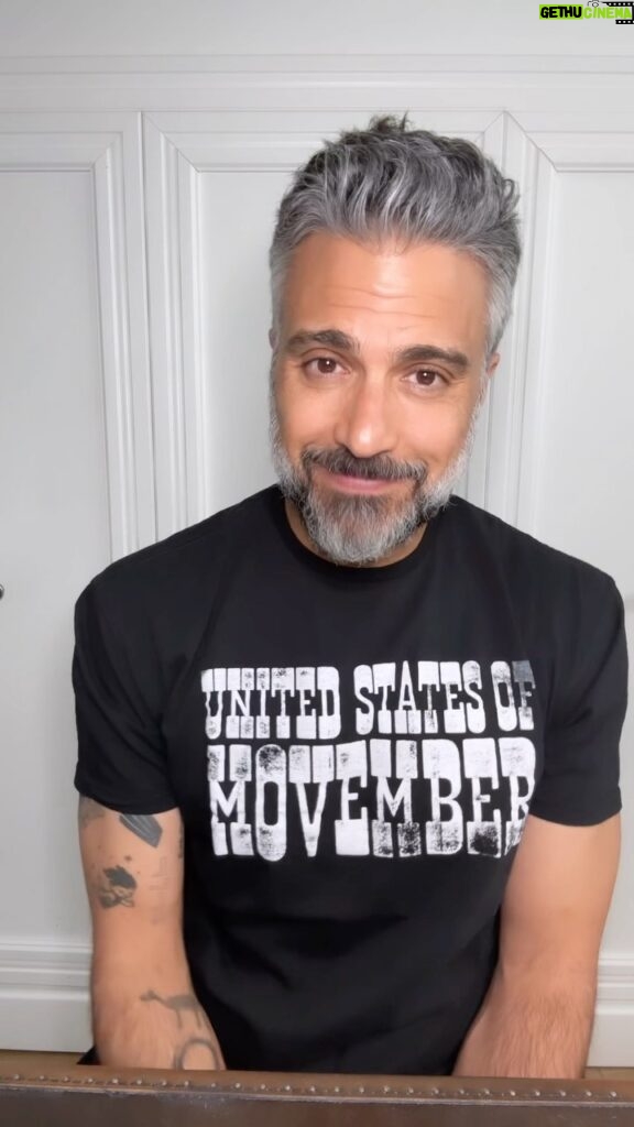 Jaime Camil Instagram - Always an honor to join @movember 🖤 4 out of 5 deaths by suicide are men. Men’s mental health deserves attention, no one should suffer in silence. Reach out to your family and friends if you notice a change in their behavior. #movember #worldsuicidepreventionday #wspd2023 #wspd