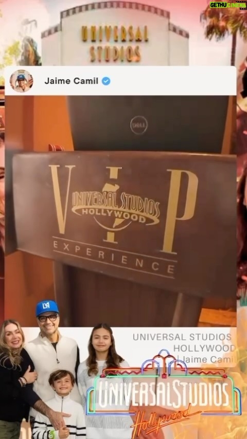 Jaime Camil Instagram - 🌟🥳📹📺 @YouTube VIDEO! Fuimos a @unistudios con la familia y no me comió un dinosaurio 🦖👍🏽 / We went to #universalstudios #hollywood and I didn’t get eaten by a dinosaur 🦖👍🏽 https://youtu.be/LVO2NOBVVBQ