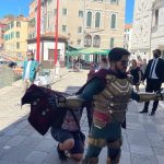 Jake Gyllenhaal Instagram - Ran into an old friend in Venezia.