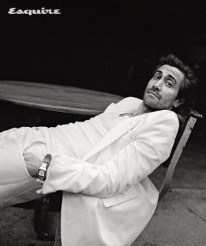 Jake Gyllenhaal Instagram - @Esquire. March Issue. 

Writer – @ericsull
Photographer – @cassblackbird
Stylist – @billmulleninc
Groomer – @losigrooming
Creative Director – @nicksullivanesq
Design Director – @rw3ll
Executive Director – @randipeck