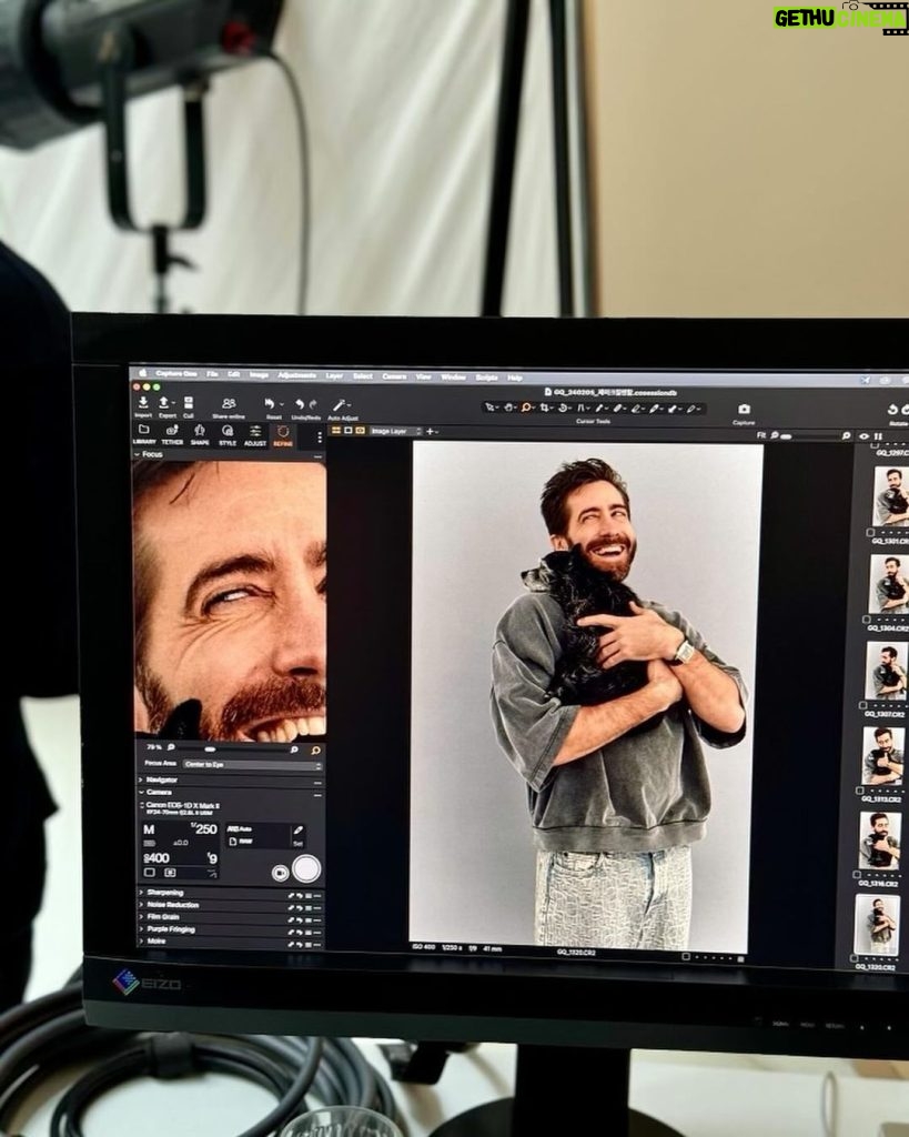 Jake Gyllenhaal Instagram - Thank you @gq_korea for a great day with a fantastic dog (and incredible team)!