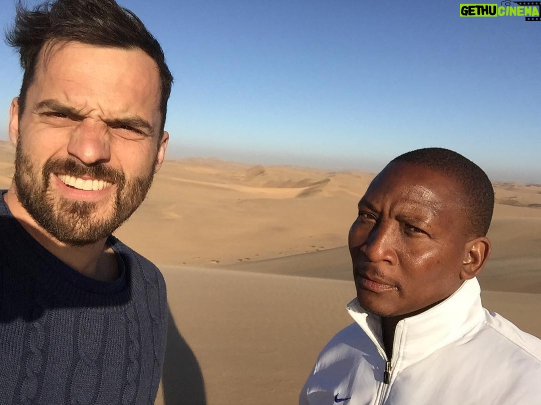 Jake Johnson Instagram - #namibia #TheMummy