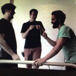 Jake Johnson Instagram - More #drinkingbuddies w @joeswanberg & Ron Livingston